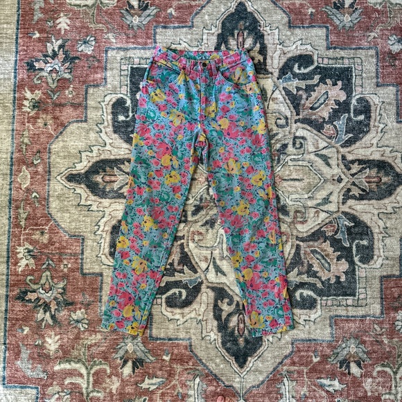 United Colors Of Benetton Floral High Rise Jeans - Multicolor - Picture 4 of 12